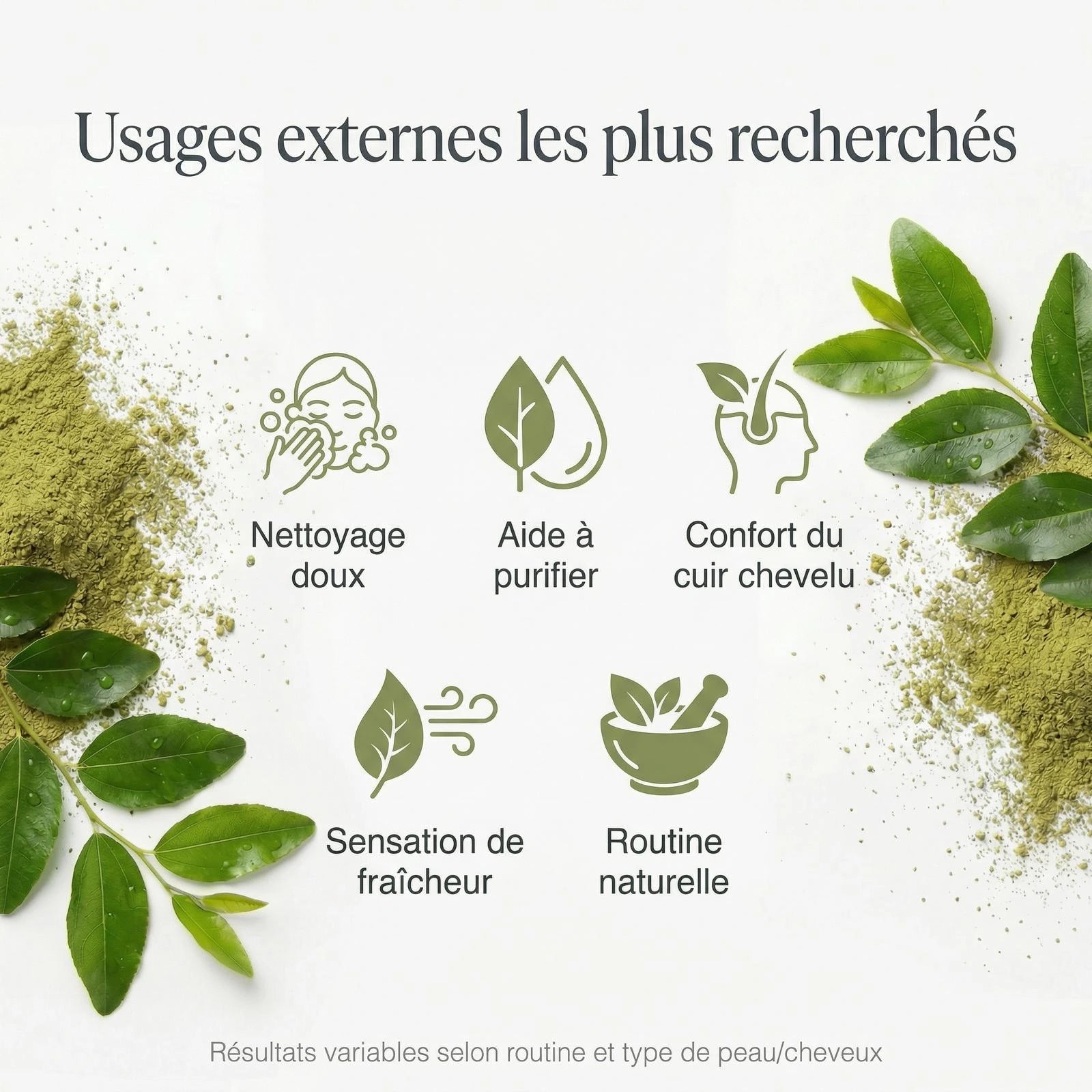 Poudre de Sidr – usages externes les plus recherchés pour cheveux et peau